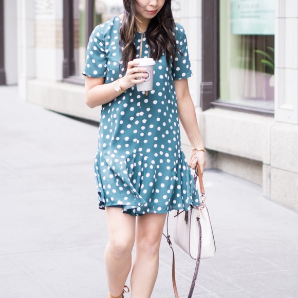 Green Polka Dot Dress - Picture 2 of 8